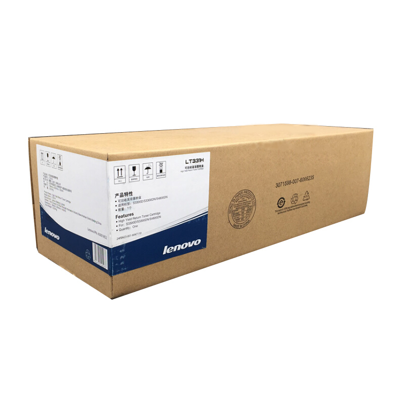 联想(Lenovo) LT331H黑色原装高容量粉盒 适用联想S3300D/DN/