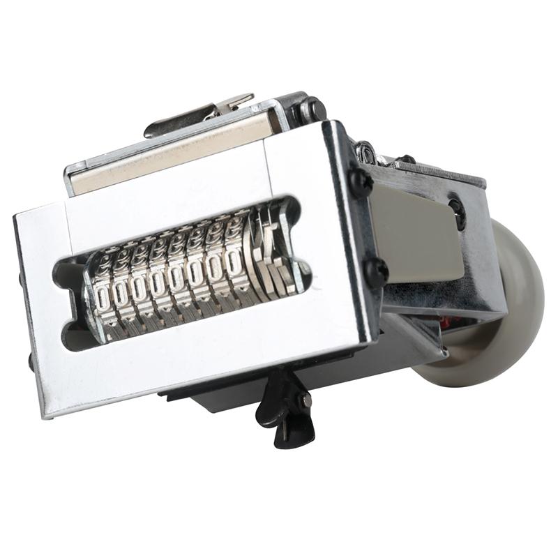 得力7508八位自动号码机 8位数字印章 跳号机 日期页码器