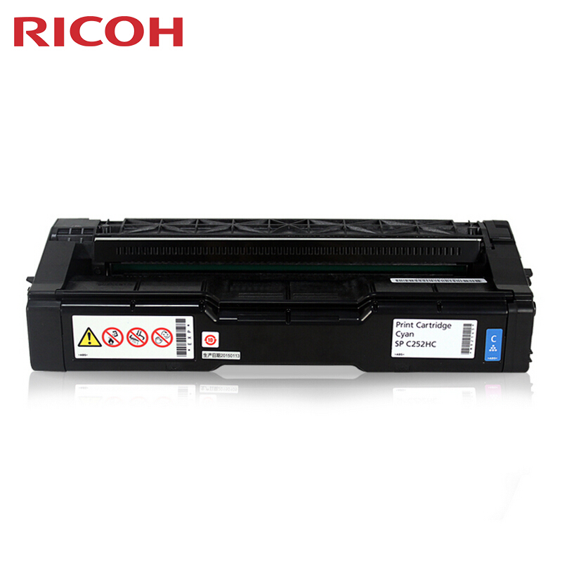 理光(RICOH)蓝色原装大容量碳粉墨粉盒SP C252HC型 适用理光SP C252SF/252DN