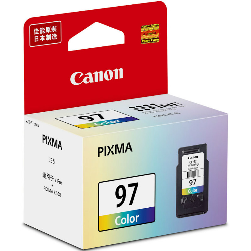 佳能(Canon)CL-97原装彩色墨盒 400页 适用佳能E568