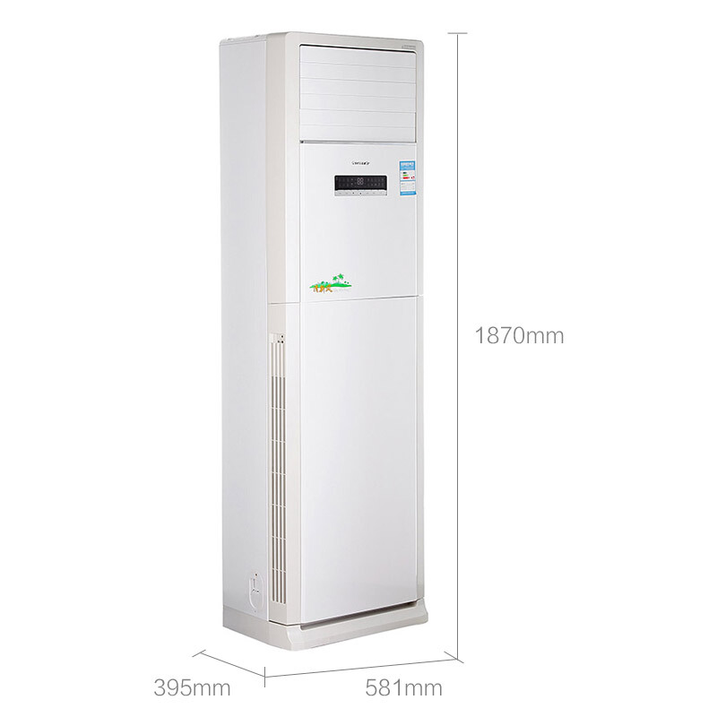 格力(GREE)清新风定频冷暖5匹3级能效柜机空调 清新自然 风度非凡 380V电源 KFR-120LW/(12568S)NhAc-3 白色 