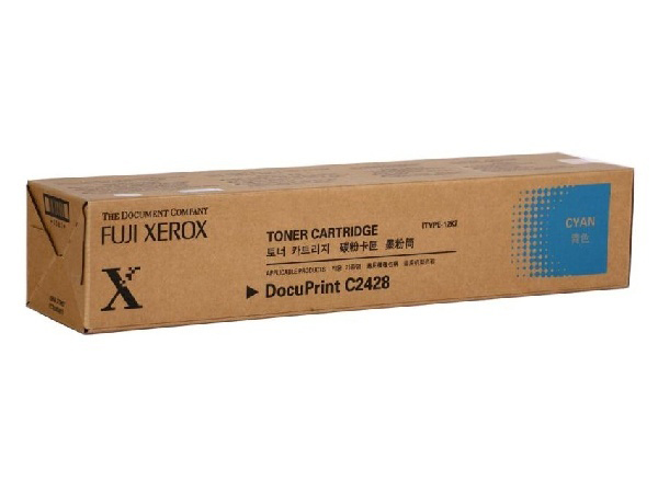 富士施乐(Fuji Xerox) 适用DP C2428 青色墨粉筒CT200381原装 约12000页 青色