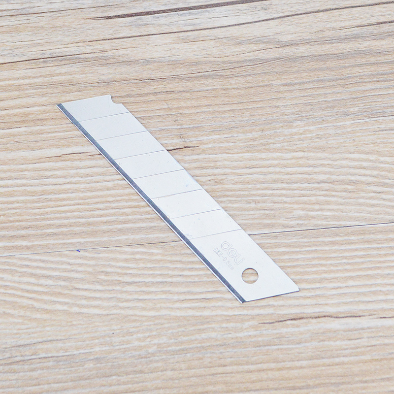得力2011大号美工刀片 18mm大号加厚壁纸刀片裁纸刀片切割刀片 10片/盒