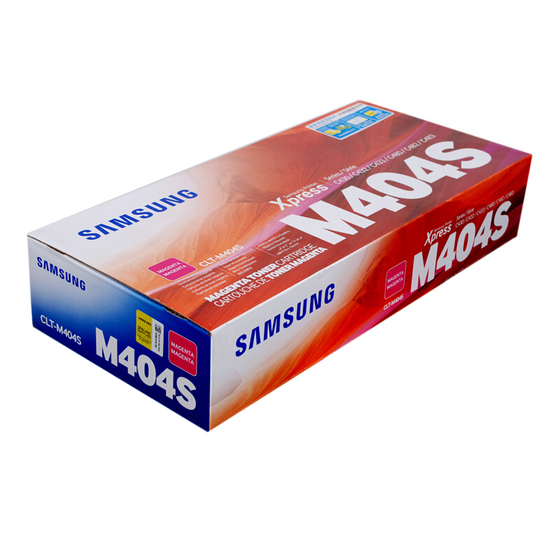 三星(SAMSUNG)CLT-M404S/XIL红色原装硒鼓 适用SL-C430/XIL,SL-C480/XIL/颜色：彩色鼓粉一体红色