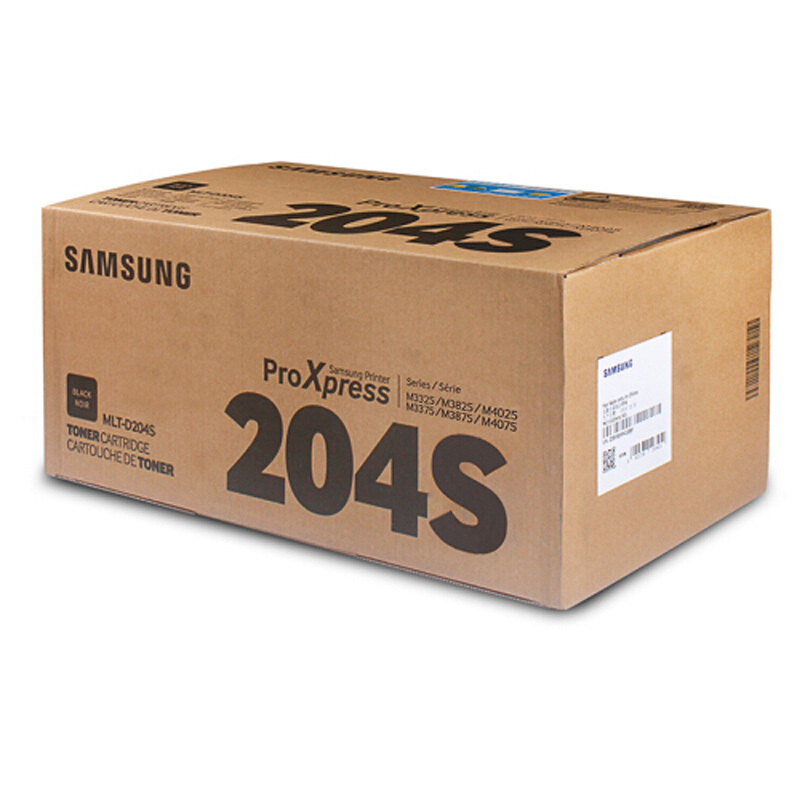 三星MLT-D204S/XIL黑色原装鼓粉分离粉盒 适用SL-M3325ND/XIL SL-M3825D/XIL SL-M3825ND/XIL SL-M4025ND/XIL SL-M4025NX/XIL SL-M3375HD/XIL
