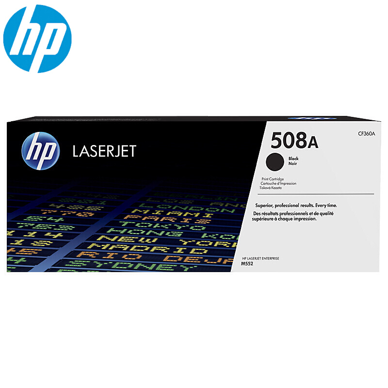 惠普 CF360A 黑色原装硒鼓 508A约6000页 适用HP Color Laser Jet Enterprise M552/M553