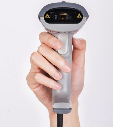 得力14880条码扫描器(白色)