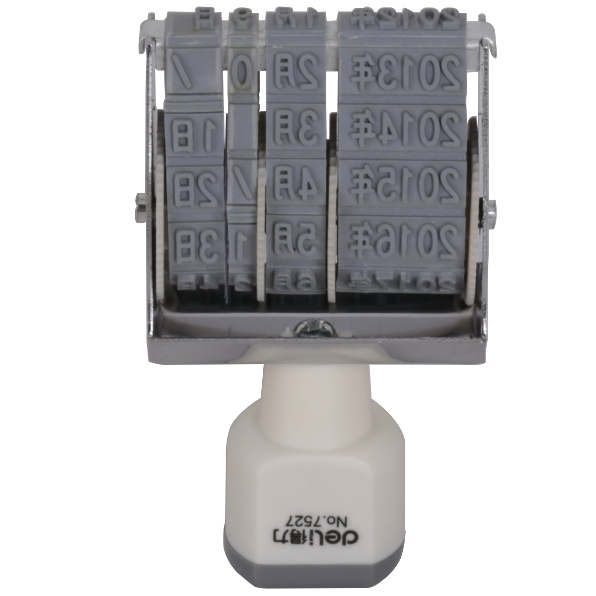 得力7527日期印章 可调生产年月日数字印章 5mm