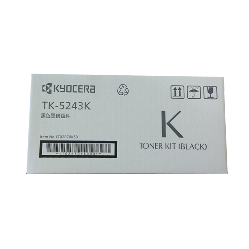 京瓷(KYOCERA) TK-5243K 黑色原装墨粉盒 约4000页 适用京瓷P5026cdn/5026cdw/M5526cdn/5526cdw