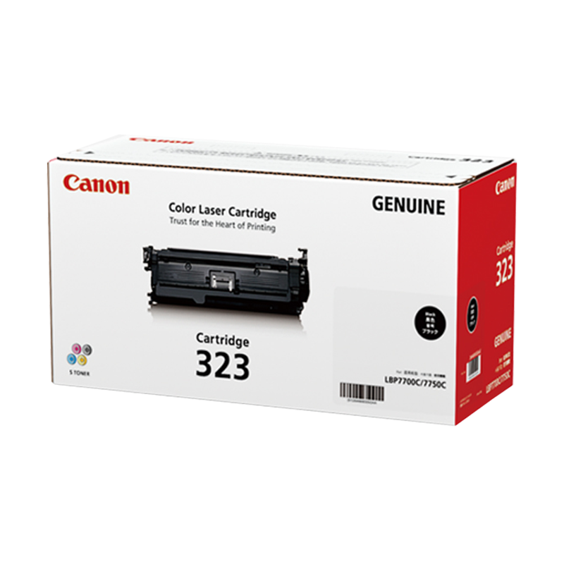 佳能(CANON) 原装Cartridge 323 BK黑色硒鼓 约5000页 适用佳能LBP7750Cdn
