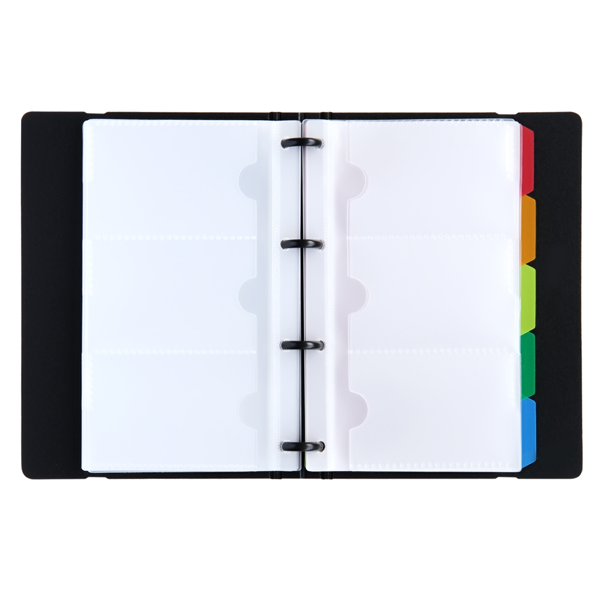 得力5778名片册 180片商务办公用名片夹名片本名片薄 可选黑/蓝/混色