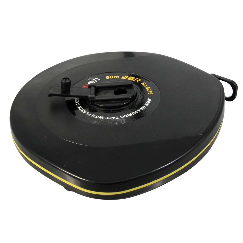 得力8218/30M米 8219/50M米 皮卷尺 长皮尺 玻璃纤维尺带