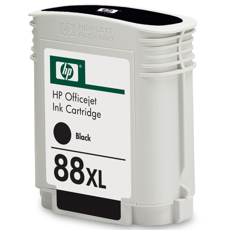 惠普(HP)C9396A 88XL黑色原装墨盒 约2450页 适用商用喷墨一体机:HP Officejet L7580,L7590 商用喷墨打印机:HP Officejet Pro K550,K550dtn,K5400dn,K8600