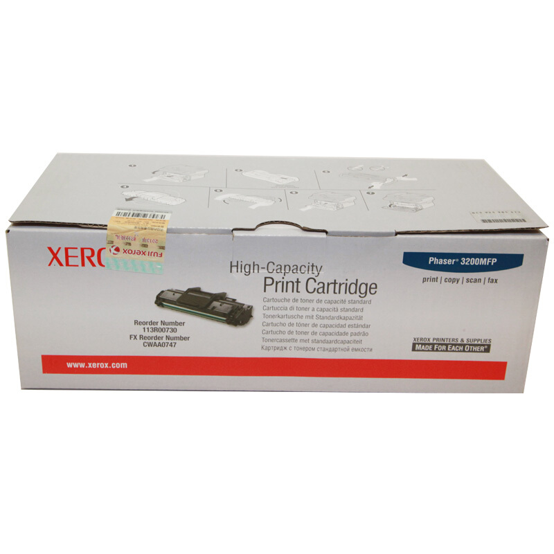 富士施乐(Fuji Xerox) 适用Phaser 3200 MFP 高容量打印碳粉盒113R00730原装 碳粉盒 约3000页