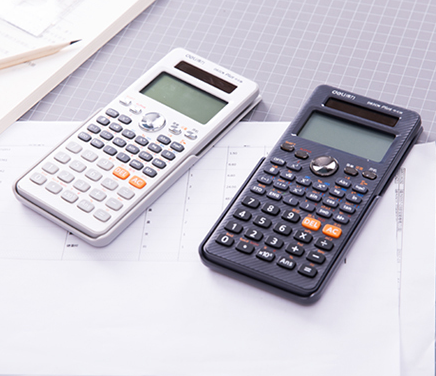 得力D82CN函数计算器 科学计算机高中大学考试用计算数学中文菜单