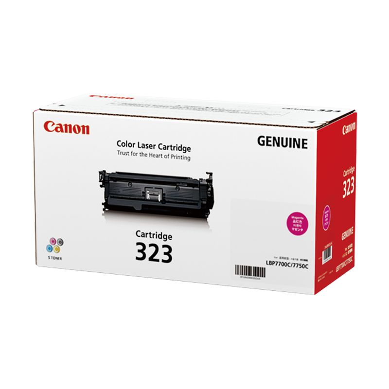 佳能(CANON) 原装Cartridge 323 M品红硒鼓 约8500页 适用佳能LBP7750Cdn