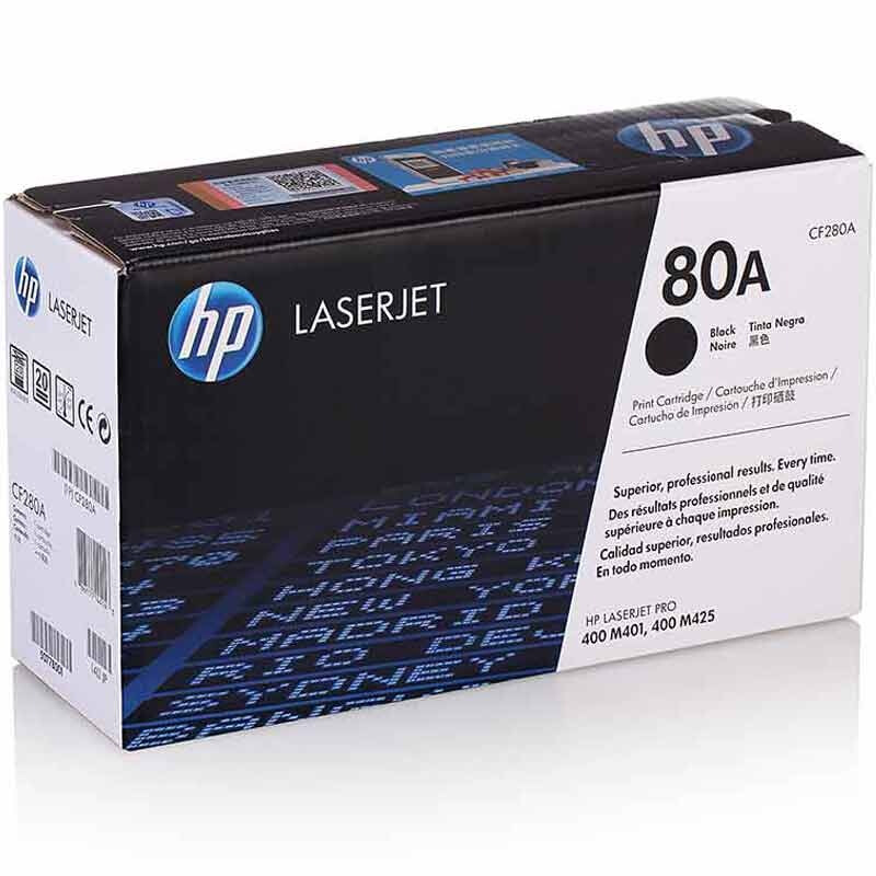 惠普 CF280A 黑色硒鼓 80A 适用LaserJet Pro 400 M401 打印机系列