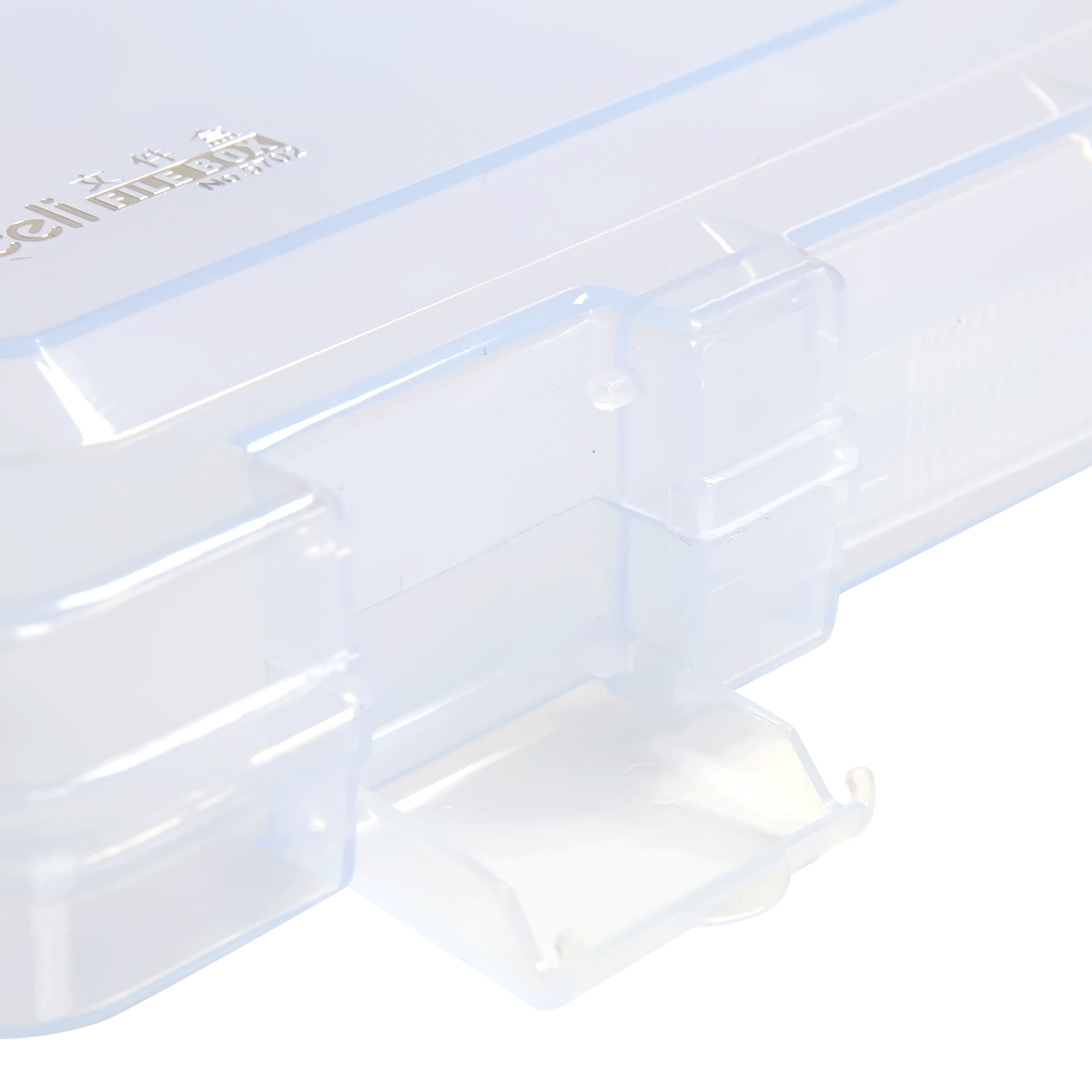 得力5702文件盒 A4透明塑料档案盒 透明色