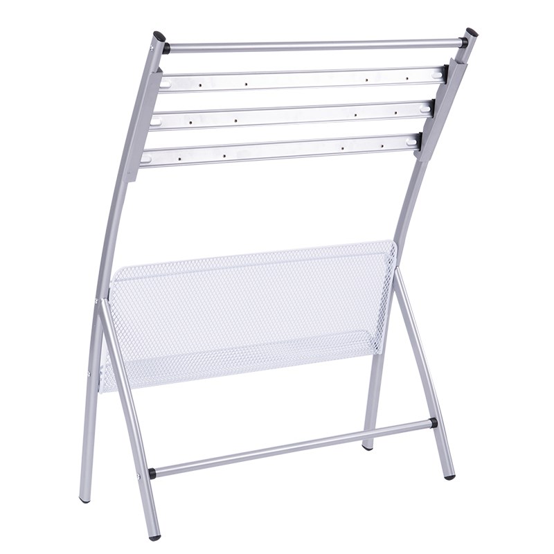 得力9301报刊架简约型(灰色)