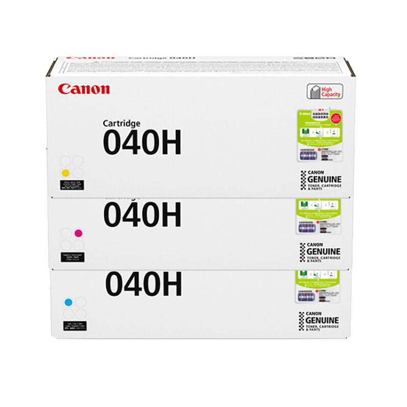 佳能(CANON) 原装Cartridge 040 H组合（红黄蓝）红黄蓝墨粉 约10000页 适用佳能LBP712Cx/LBP710Cx