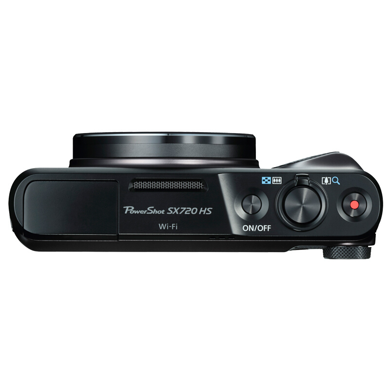 佳能（Canon）PowerShot SX720 HS 数码相机（2030万像素 40倍光变 24mm超广角）黑色/红色