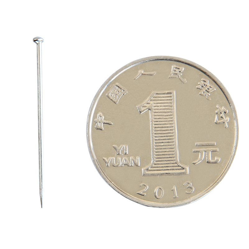 得力0016大头针 大头针24mm盒装办公用品固定针 50克/盒