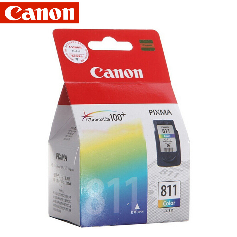 佳能(Canon)CL-811原装彩色标准容量墨盒 244页 适用佳能MP276 MX338