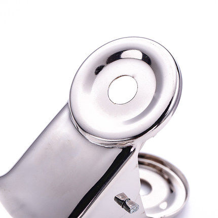 得力9521-9526圆形铁票夹 不锈钢票夹 资料夹 6只/包