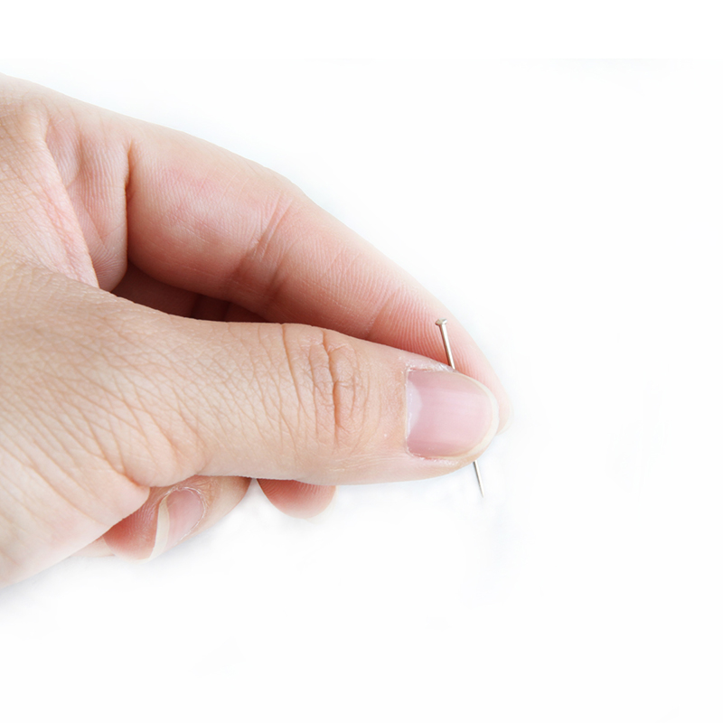 得力0016大头针 大头针24mm盒装办公用品固定针 50克/盒