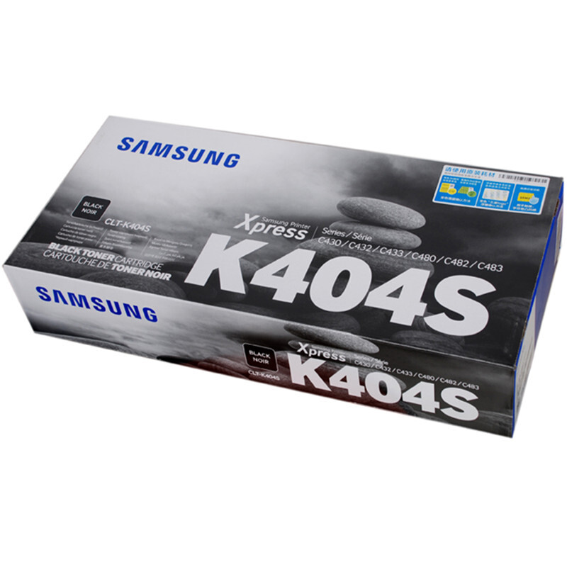 三星(SAMSUNG)CLT-K404S/XIL黑色原装硒鼓 适用SL-C430/XIL,SL-C480/XIL/颜色：彩色鼓粉一体黑色