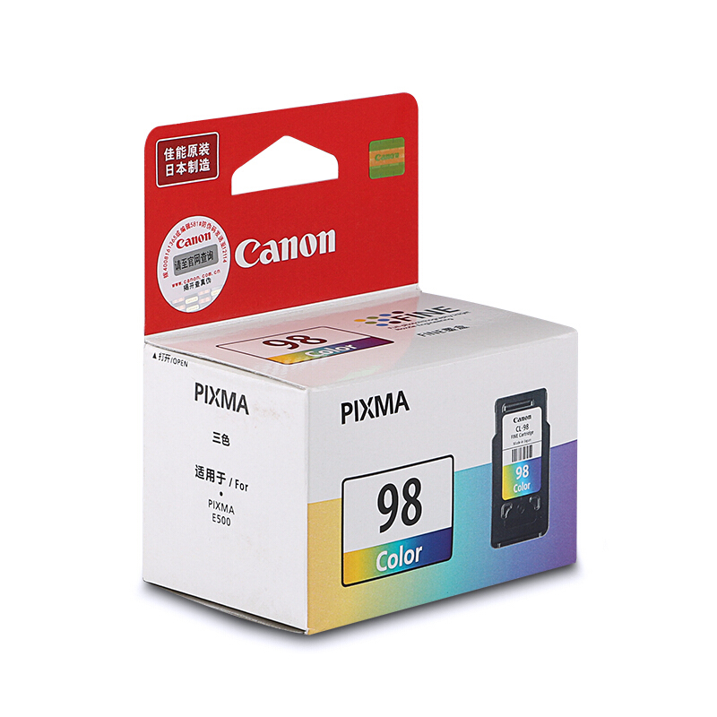 佳能(Canon)CL-98原装彩色墨盒 450页 适用佳能E500