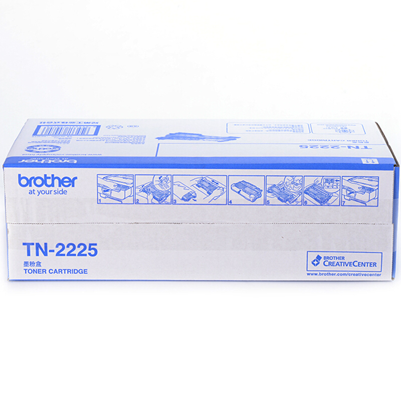 兄弟(brother)TN2225黑色粉盒约2600页 适用品牌及机型：HL-2240/2250DN/2240D/FAX-2990 /DCP-7057/MFC-7860DN/7360/7470D/DCP-7060D/FAX-2890/MFC-7290