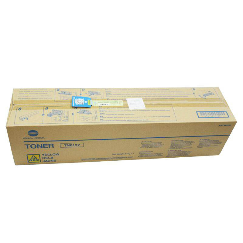 柯尼卡美能达(KONICA MINOLTA) 原装碳粉TN613Y 约30000页 适用柯尼卡美能达bizhub C452/C552/C652 黄色