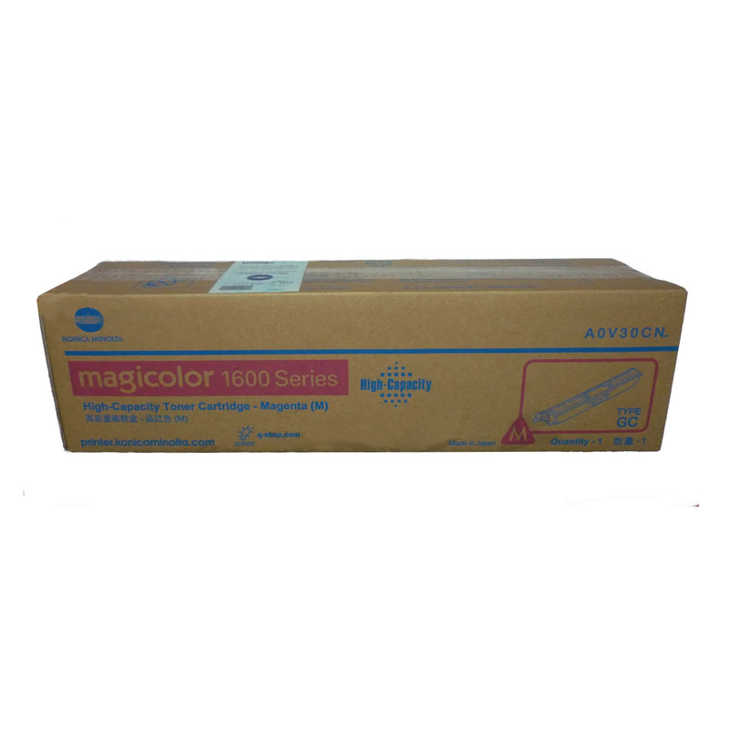 柯尼卡美能达(KONICA MINOLTA) 原装mc 1600系列TNP17M红色高容量碳粉盒(2.5K) 适用mc 1600系列 红色