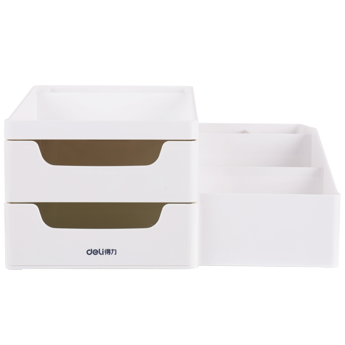 得力8900收纳盒 笔筒大容量实用时尚文具用品办公用品