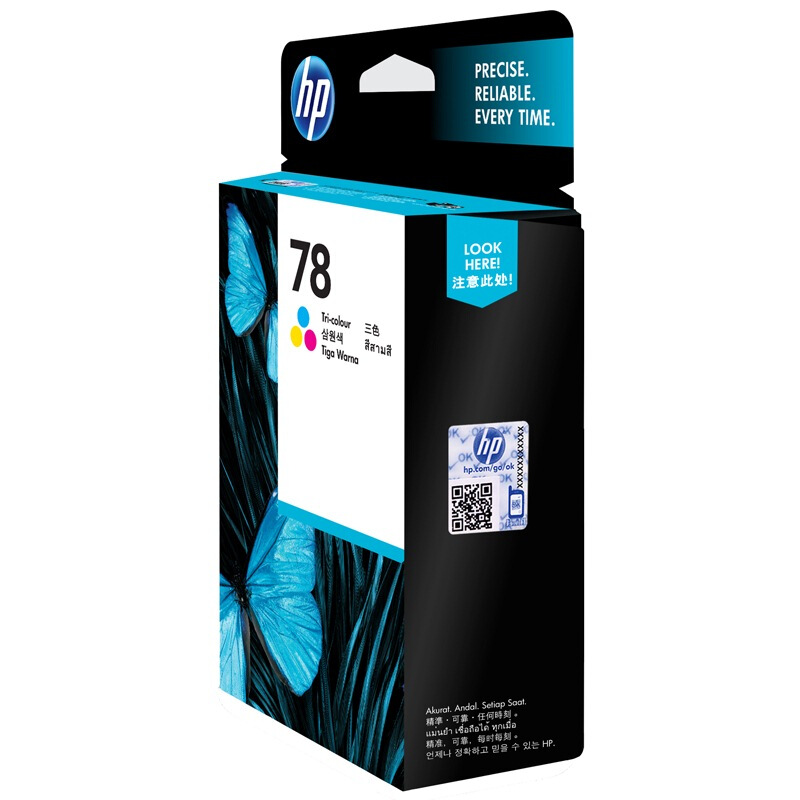 惠普(HP)C6578DA 78彩色原装墨盒 适用惠普喷墨PSC 750；HP Officejet 5110,v40
