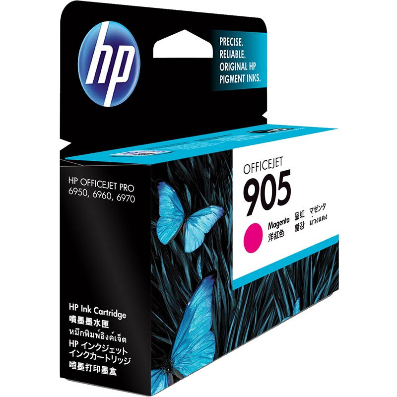 惠普(HP)T6L93AA 905品红色原装墨盒 约315页 适用HP OfficeJet Pro 6960 All-in-One HP OfficeJet Pro 6970 All-in-One