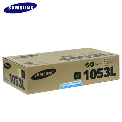 三星(SAMSUNG)MLT-D1053L/XIL黑色原装高容量硒鼓 适用ML-1911/2526/2581N/SF-651/651P/SCX-4601/4623FH/SF-651 /颜色：黑白鼓粉一体高容