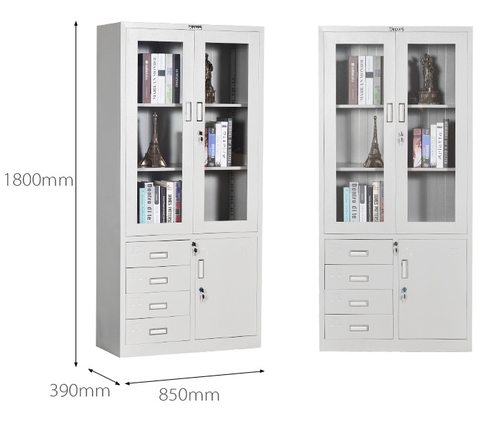 盛花牌 钢制文件柜 铁皮柜 档案柜 器械偏四斗