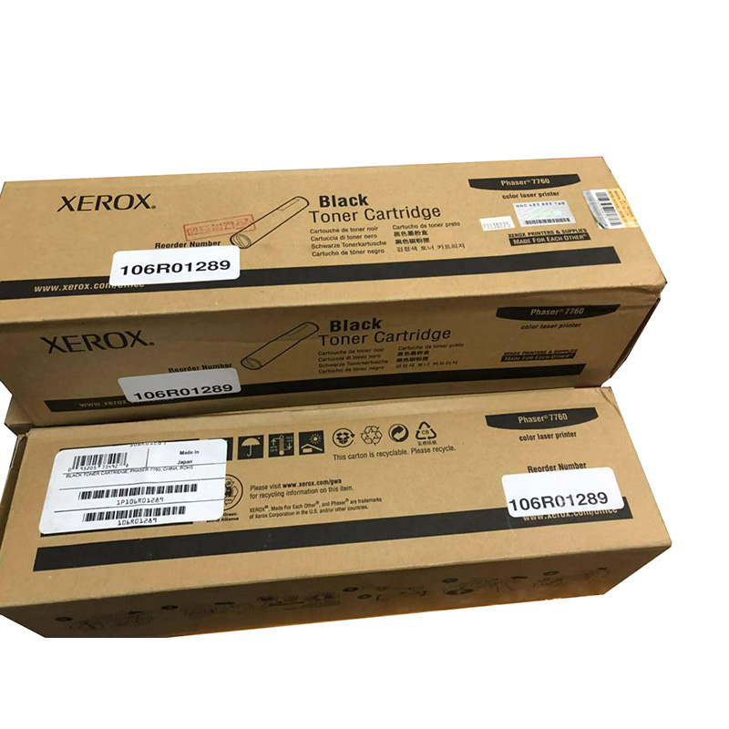 富士施乐(Fuji Xerox) 适用Phaser7760 黑色墨粉盒106R01289原装 约32000页 黑色
