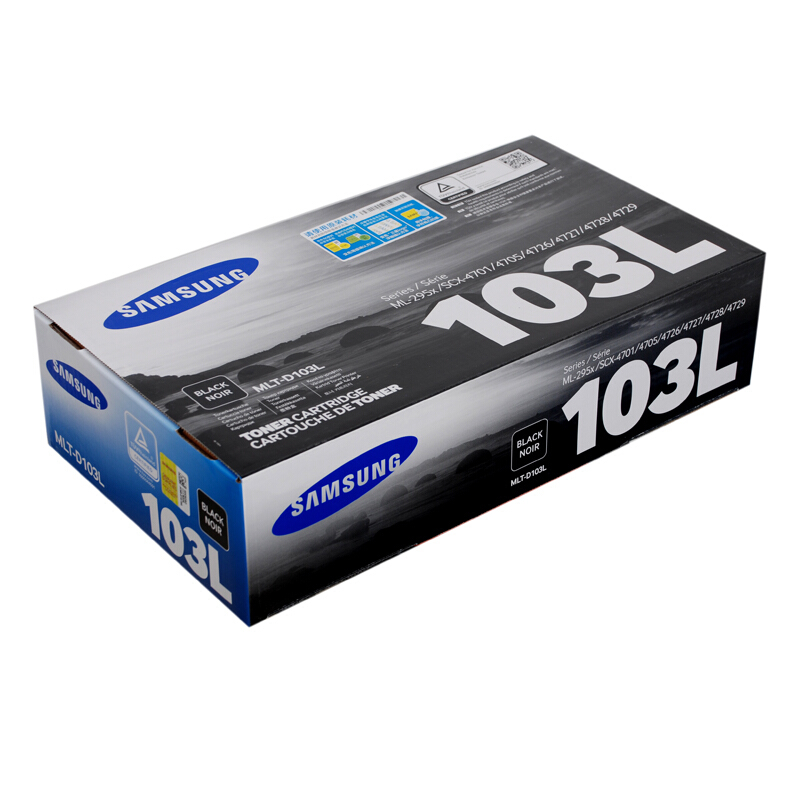 三星(SAMSUNG)MLT-D103L/XIL黑色原装硒鼓 适用ML-2951/2956ND,SCX-4728/SCX-4729 /颜色：黑白鼓粉一体