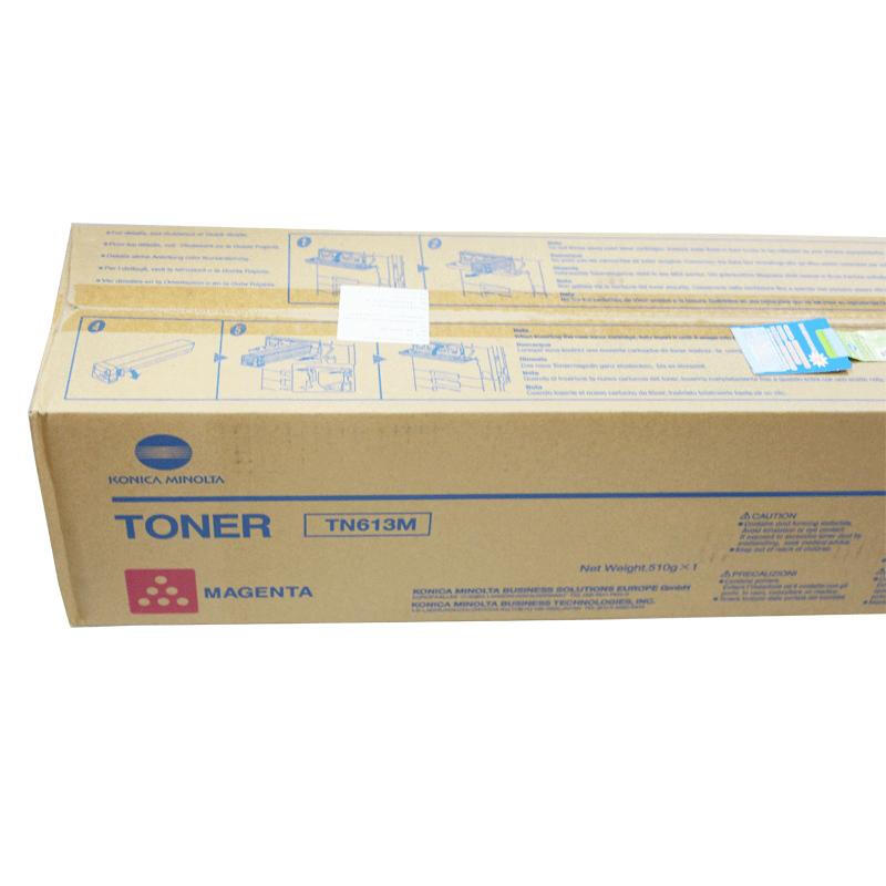 柯尼卡美能达(KONICA MINOLTA) 原装碳粉TN613M 约30000页 适用柯尼卡美能达bizhub C452/C552/C652 品红色