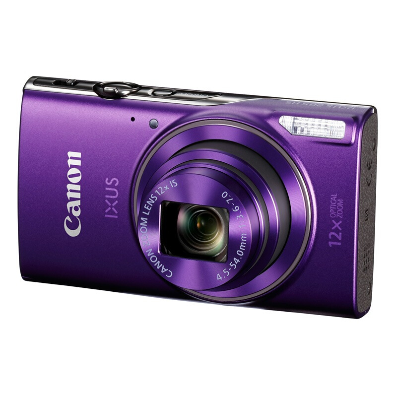 佳能（Canon）IXUS 285 HS 数码相机（2020万像素 12倍光学变焦 25mm超广角 支持Wi-Fi和NFC）紫色