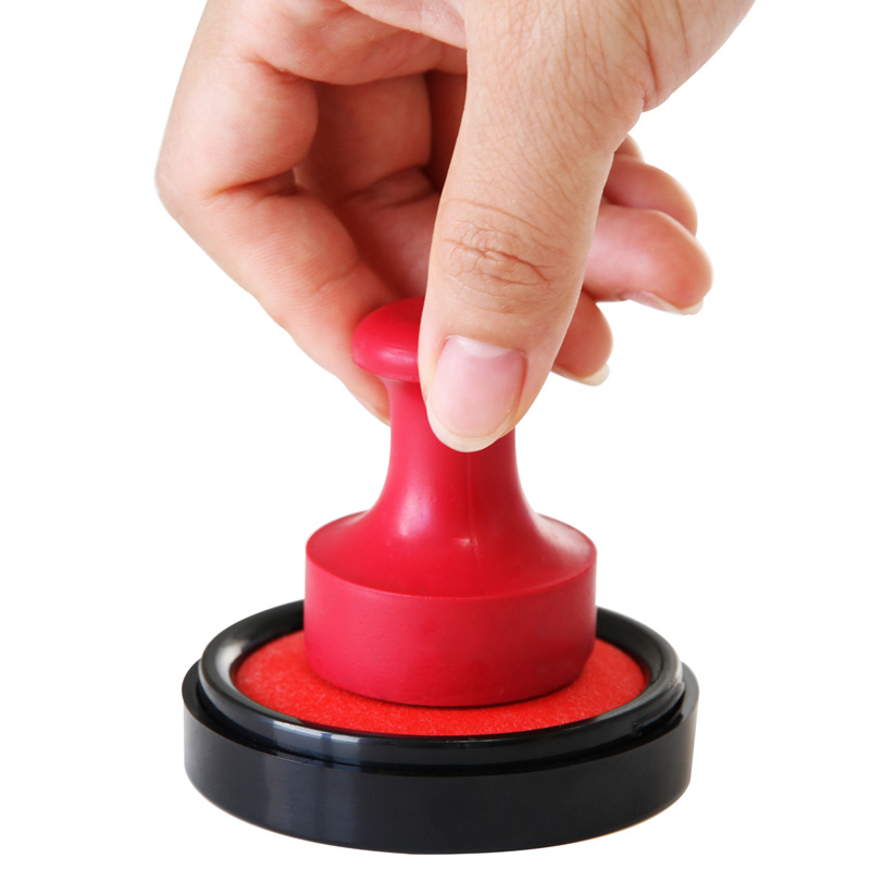 得力9868快干印台/快干印台/印泥 得力印台 红色