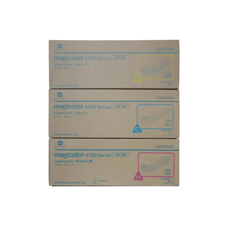 柯尼卡美能达(KONICA MINOLTA) 原装mc 4750系列组合成像单元（红黄蓝） 适用mc 4750系列 红黄蓝三色
