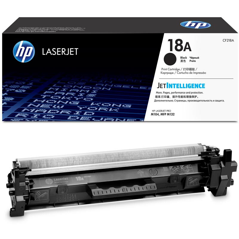惠普 CF218A 18A黑色打印硒鼓 适用HP LaserJet Pro M104系列/颜色：黑色