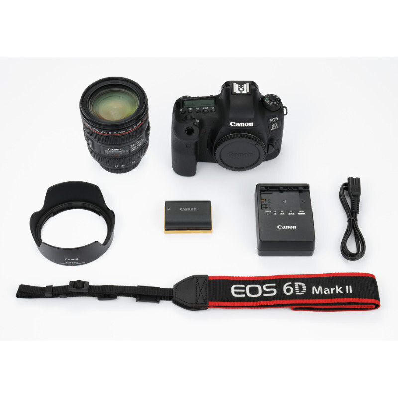 佳能（Canon） EOS 6D Mark II 单反套机（EF 24-70mm f/4L IS USM 镜头）