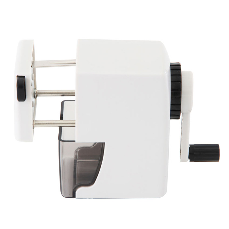 得力0610B削笔机 手摇削笔器 时尚简约卷笔刀铅笔刨学生转笔刀办公削笔机