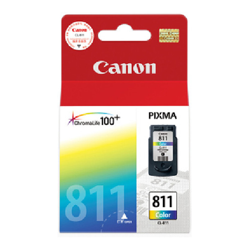 佳能(Canon)CL-811原装彩色标准容量墨盒 244页 适用佳能MP276 MX338