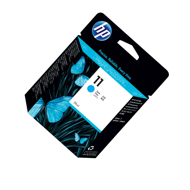 惠普(HP)C4836A 11号青色原装墨盒 适用大幅面喷墨打印机:HP DesignjetColourPro 系列 HP Designjet500,800系列 HP DesignjetCopiercc800ps,815/820mfp等